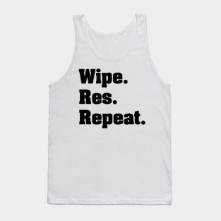 Wipe. Res. Repeat. MMO Classic Tank Top